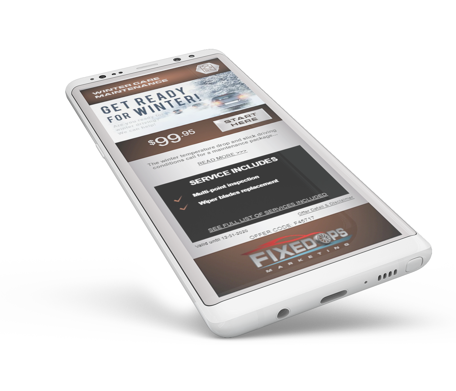 ADVANTAGE service marketing solution for fixed ops